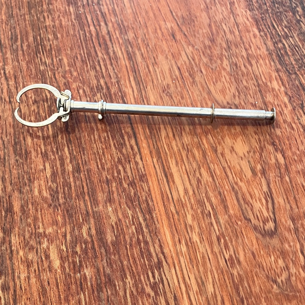 Antique Silver Plated Mechanical Sugar or Ice tongs